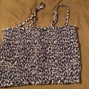floral crop top